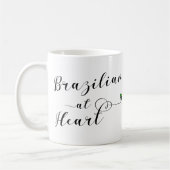 Brazilian At Heart Tasse, Brasilien Kaffeetasse (Links)