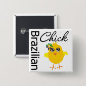 Brazilian Chick Button (Vorne & Hinten)