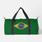 Brazilian flag and coat of arms duffle bag (Vorderseite)