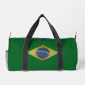 Brazilian flag and coat of arms duffle bag (Rückseite)