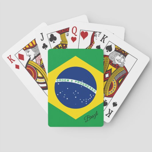 Brazilian Flag Games, Brazil Playing Cards Spielkarten (Rückseite)