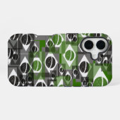 Brazilian flag pattern iPhone 16 hülle (Rückseite (Horizontal))