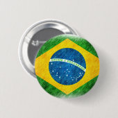 Brazilian_Flag_Pencil_Painting Button (Vorne & Hinten)
