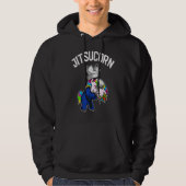 Brazilian Jiu Jitsu and Unicorn  BJJ and Grappling Hoodie (Vorderseite)