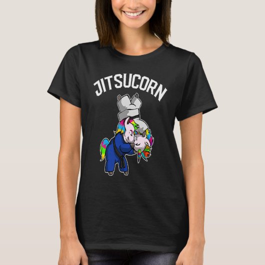 Brazilian Jiu Jitsu and Unicorn  BJJ and Grappling T-Shirt (Vorderseite)