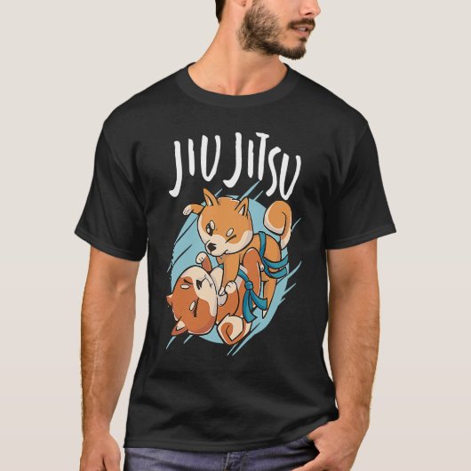 Brazilian Jiu Jitsu corgis T-Shirt (Vorderseite)