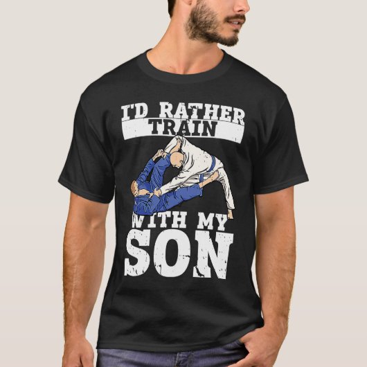 Brazilian Jiu Jitsu Dad BJJ Mixed Martial Jiu Jits T-Shirt (Vorderseite)