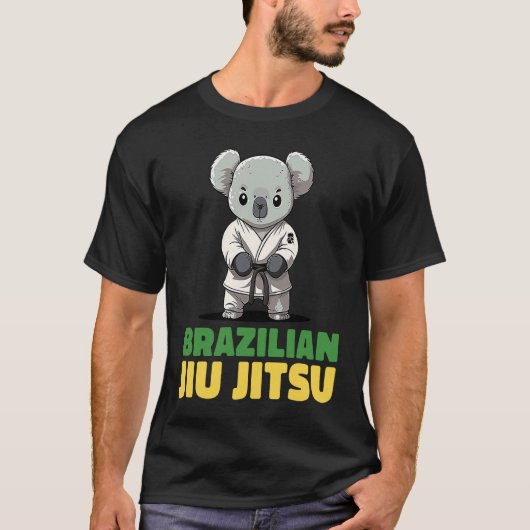 Brazilian Jiu Jitsu Grappling Koala T-Shirt (Vorderseite)