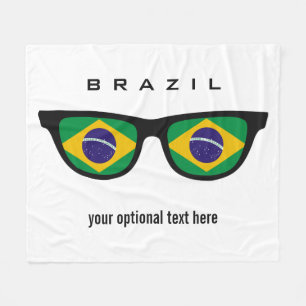 Brazilian Shades Zollvlies Fleecedecke