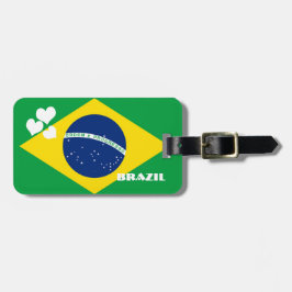 BRAZILIANISCHE Fahne Gepäckanhänger