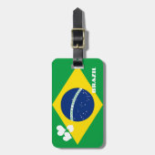 BRAZILIANISCHE Fahne Gepäckanhänger (Vorderseite vertikal)