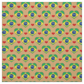 Brazilianische Fahne Red Heart mode Fabric/Brasili Stoff (Muster)