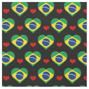 Brazilianische Fahne Red Heart mode Fabric/Brasili Stoff