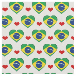 Brazilianische Fahne Red Heart mode Fabric/Brasili Stoff