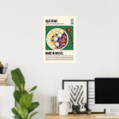 Brazillian Superfood Acai Bowl Artwork Poster (Heimbüro)