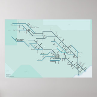 Brazos und Colorado Poster