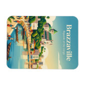 Brazzaville Republik Kongo Magnet (Horizontal)