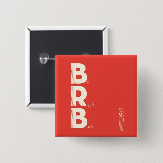 BRB BUTTON (Vorne & Hinten)