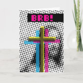 BRB! FEIERTAGSKARTE (Vorderseite)