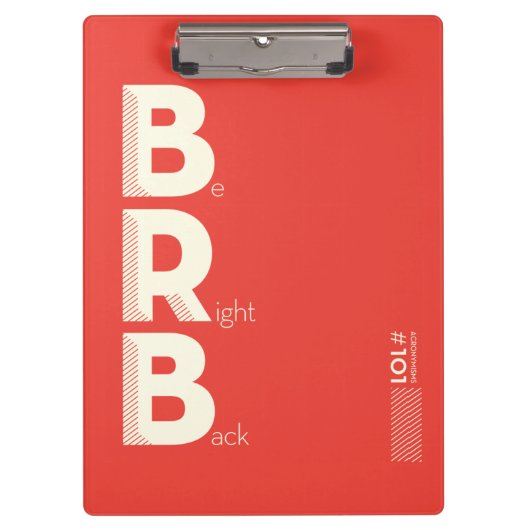 BRB KLEMMBRETT (Vorderseite)