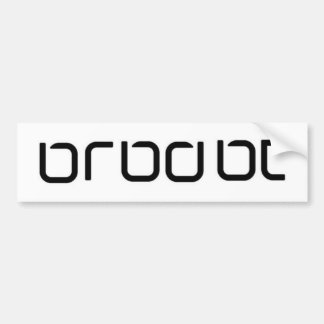 BRBDBT AUTOAUFKLEBER