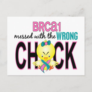 BRCA1 mit falschem Kick Postkarte