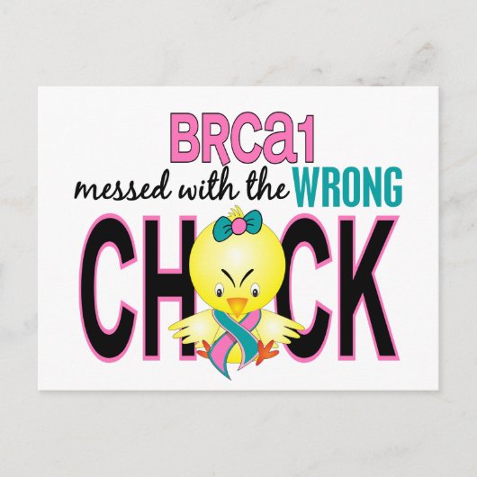 BRCA1 mit falschem Kick Postkarte (Vorderseite)
