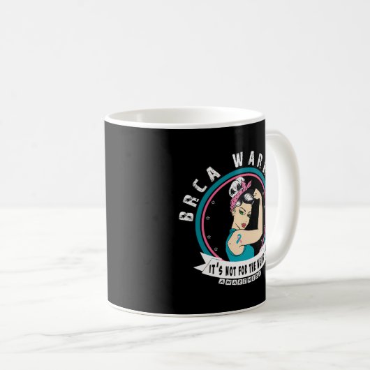 Brca Warrior Awareness Kaffeetasse (VorderseiteRechts)