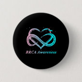 Brca Warrior Im Fine Breast Cancer Awareness Button (Vorderseite)