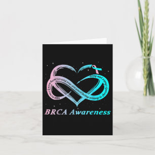 Brca Warrior Im Fine Breast Cancer Awareness Karte