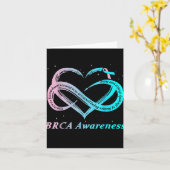 Brca Warrior Im Fine Breast Cancer Awareness Karte (Gelbe Blume)