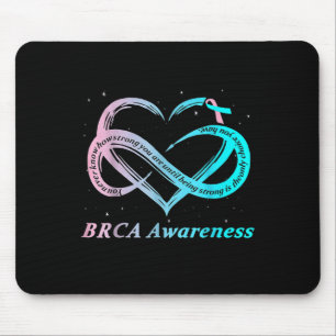 Brca Warrior Im Fine Breast Cancer Awareness Mousepad
