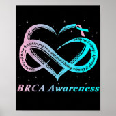 Brca Warrior Im Fine Breast Cancer Awareness Poster (Vorne)