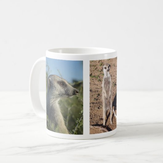 Brea Meerkat Tasse (Vorderseite Links)