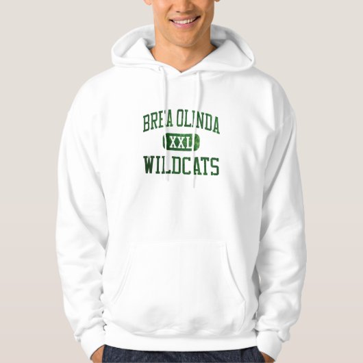 Brea Olinda Wildkatzen-Leichtathletik Hoodie (Vorderseite)