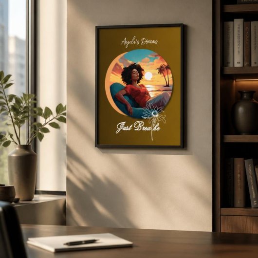 Breaathe-Amerikanerin Poster