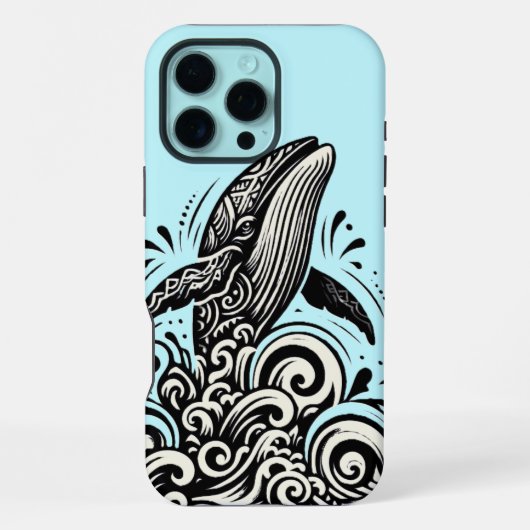 Breach Whale iPhone-Hülle iPhone Hülle (Rückseite)