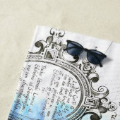 Breaching Orca Whale Alte Karte Strandtuch (Beispiel)