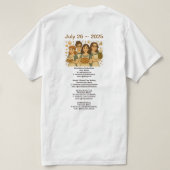 BREAD ARTISAN FAIR T - Shirt 4 Bäcker 2025 (Design Rückseite)