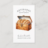 Bread Bakery Baker Business Card Visitenkarte (Vorderseite)