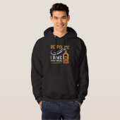 Bread Baking Be Polite I Bake Your Bread Bakery Ba Hoodie (Vorne ganz)