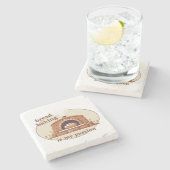 Bread baking is my passion steinuntersetzer (Seitenansicht)