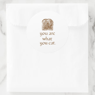 Bread & Calligraphy Rustic Sticker