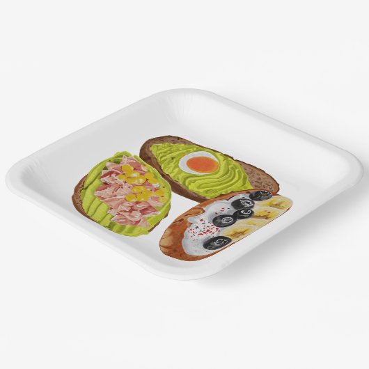 Bread for handmade. pappteller (Gewinkelt)