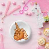 Bread Head High Fashion Loaf Model Photo Art Pappteller (Party)