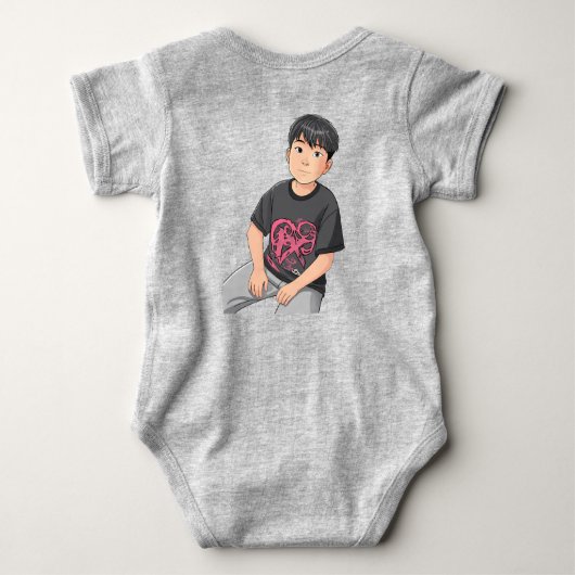 Bread my boy baby strampler (Rückseite)