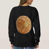 Bread Soccer Ball / Football Art Sweatshirt (Rückseite)
