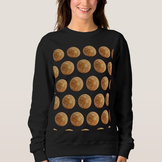 Bread Soccer Ball / Football Art Sweatshirt (Vorderseite)