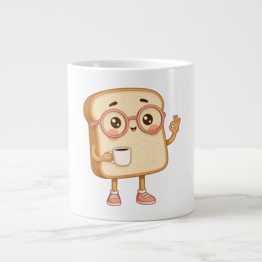 Bread Tony – Kaffeepause Jumbo-Tasse (Vorderseite)