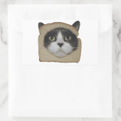Breaded Inbread Cat Breading Rechteckiger Aufkleber (Tasche)